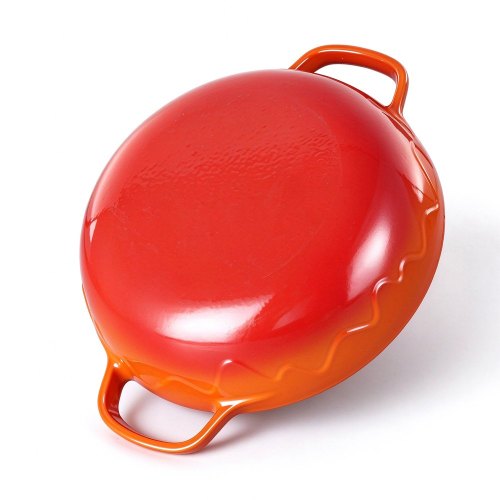 Alfetta Cast Iron 28cm Shallow Pot W/Lid Cast Iron