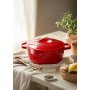 Alfetta Cast Iron 22cm Casserole W/Lid Cast Iron