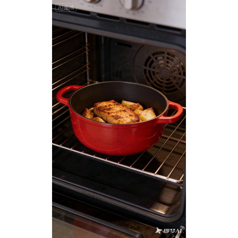 Alfetta Cast Iron 22cm Casserole W/Lid Cast Iron