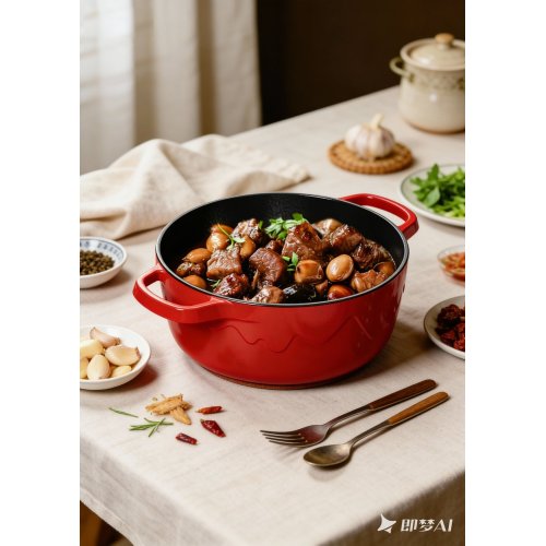 Alfetta Cast Iron 30cm Oval Casserole W/Lid Cast Iron