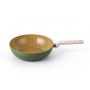 Amvegan 28cm Wok Pan Pressed Aluminum