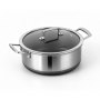 Aristo Pro 20cm Casserole W/Lid Tri-Ply SS