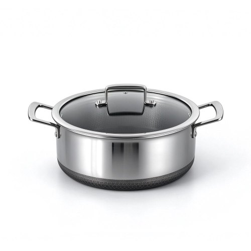 Aristo Pro 24cm Casserole W/Lid Tri-Ply SS