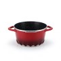 Artmartin 26cm Casserole W/Steamer +Lid Die-Cast Aluminum