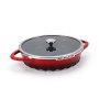 Artmartin 32cm Shallow Pot W/Lid Die-Cast Aluminum