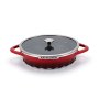 Artmartin 32cm Shallow Pot W/Lid Die-Cast Aluminum