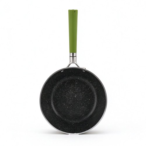 Artmartin 24cm Wok Pan W/Lid Die-Cast Aluminum