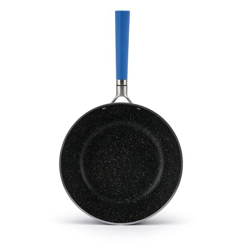 Artmartin 28cm Wok Pan W/Lid Die-Cast Aluminum