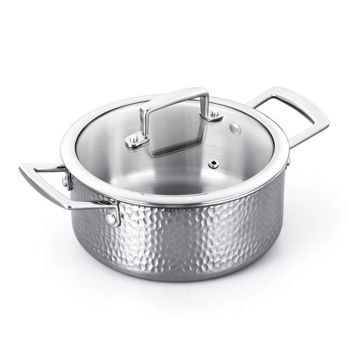 Hammerton 24cm Casserole W/Lid Tri-Ply S.S