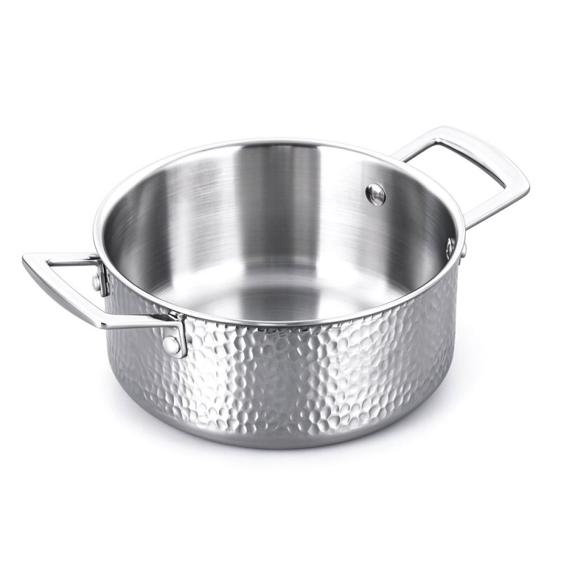 Hammerton 24cm Casserole W/Lid Tri-Ply S.S