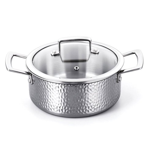 Hammerton 24cm Casserole W/Lid Tri-Ply S.S
