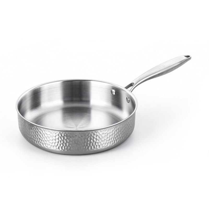 Hammerton 26cm Deep Fry Pan W/Lid Tri-Ply S.S