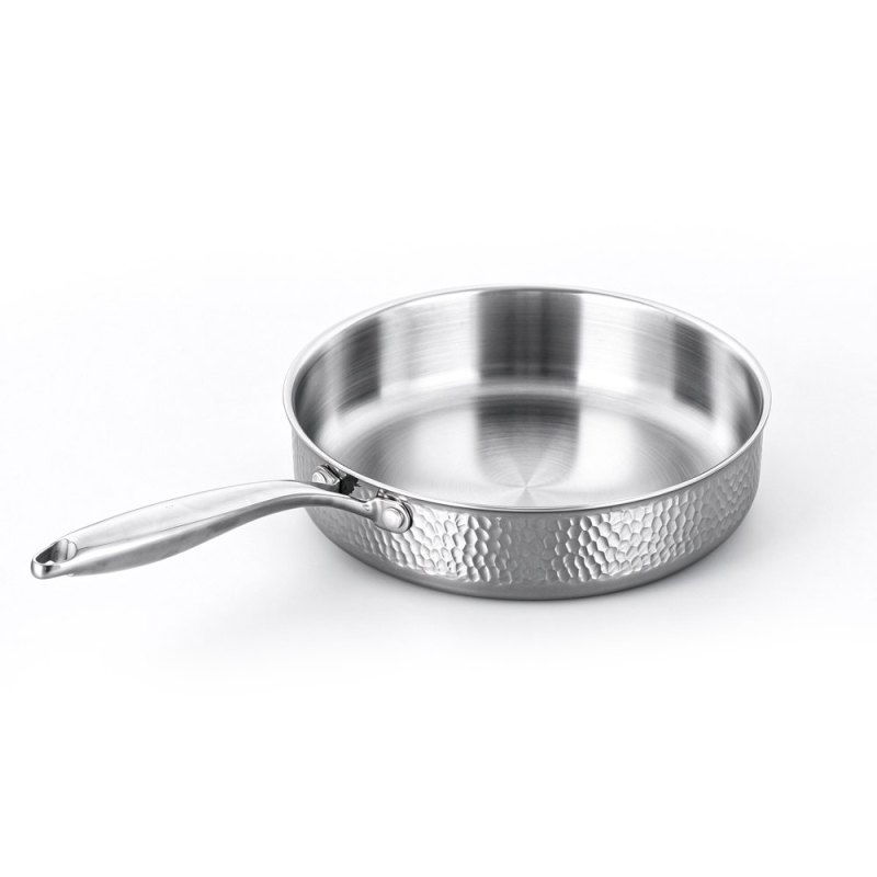 Hammerton 26cm Deep Fry Pan W/Lid Tri-Ply S.S