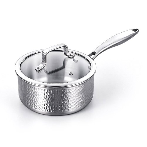 Hammerton 18cm Sauce Pan W/Lid Tri-Ply S.S