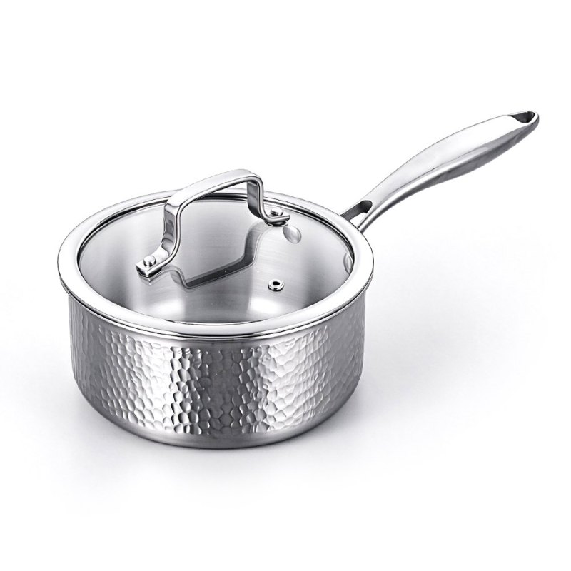 Hammerton 18cm Sauce Pan W/Lid Tri-Ply S.S