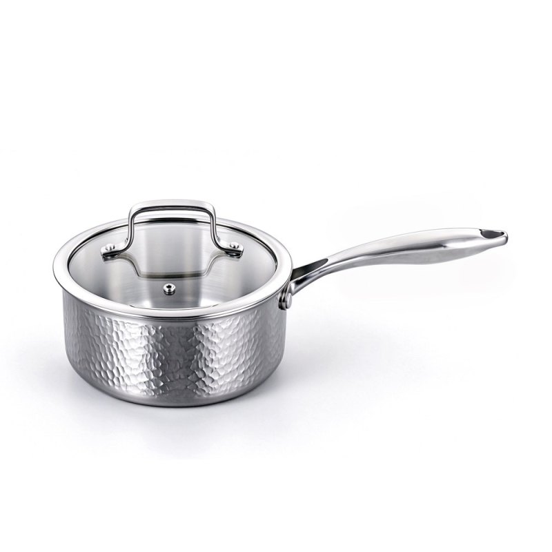 Hammerton 18cm Sauce Pan W/Lid Tri-Ply S.S