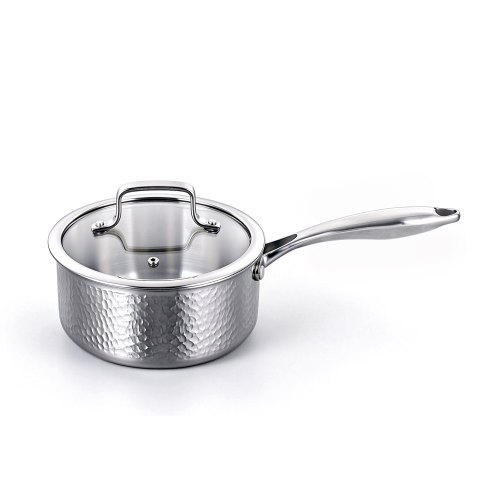 Hammerton 18cm Sauce Pan W/Lid Tri-Ply S.S