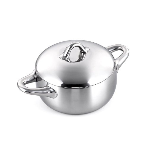Stellar 24cm Casserole W/Lid Tri-Ply S.S