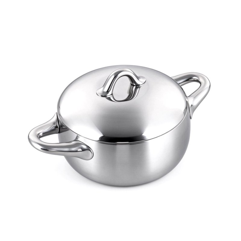Stellar 20cm Casserole W/Lid Tri-Ply S.S