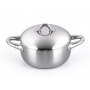 Stellar 20cm Casserole W/Lid Tri-Ply S.S
