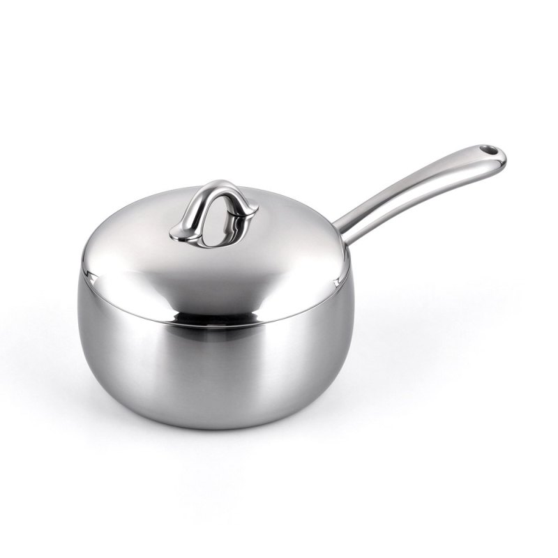 Stellar 20cm Sauce Pan W/Lid Tri-Ply S.S