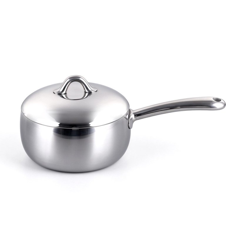 Stellar 20cm Sauce Pan W/Lid Tri-Ply S.S