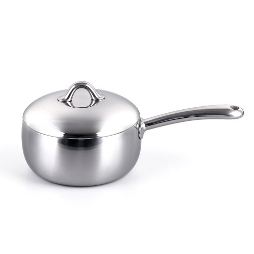 Stellar 20cm Sauce Pan W/Lid Tri-Ply S.S