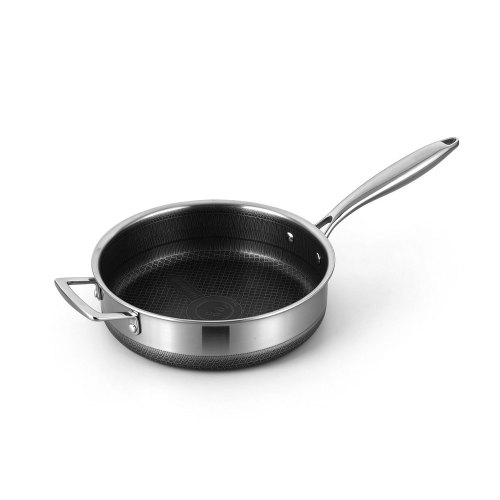 Aristo Pro 24cm Deep Fry Pan W/Lid Tri-Ply SS