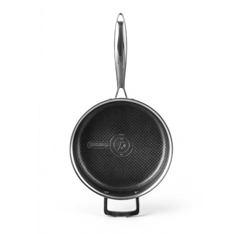 Aristo Pro 28cm Deep Fry Pan W/Lid Tri-Ply SS