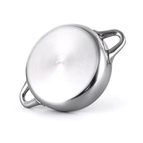 Stellar 24cm Shallow Pot W/Lid Tri-Ply S.S