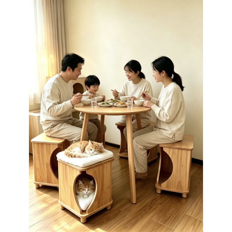 Wooden Stool (CZ-001 Set)