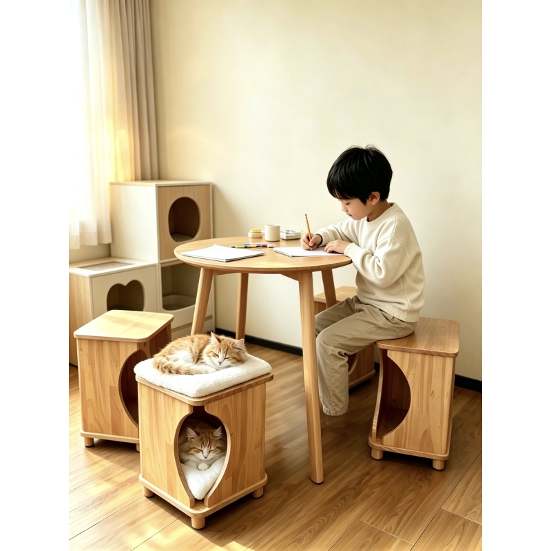 Wooden Stool (CZ-001 Set)