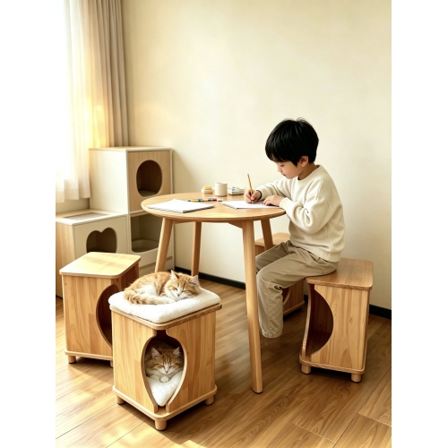 Wooden Stool (CZ-001 Set)