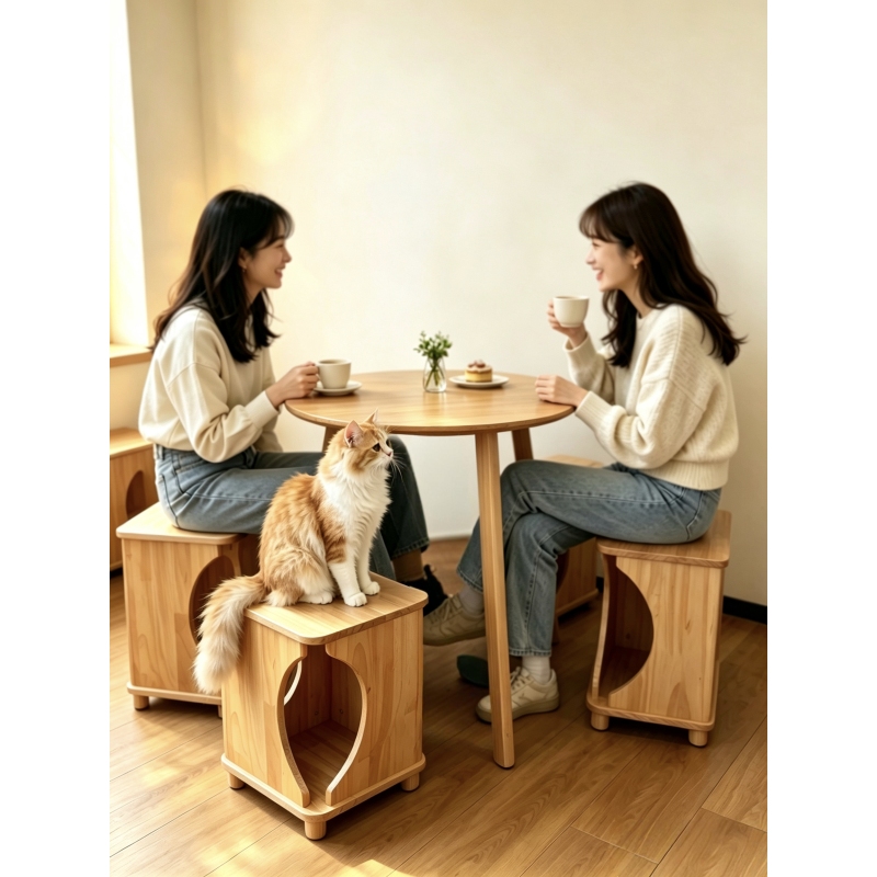 Wooden Stool (CZ-001 Set)