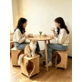 Wooden Stool (CZ-001 Set)