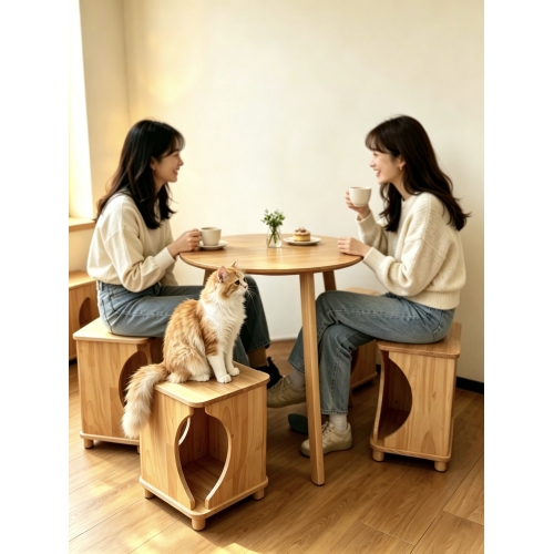 Wooden Stool (CZ-001 Set)
