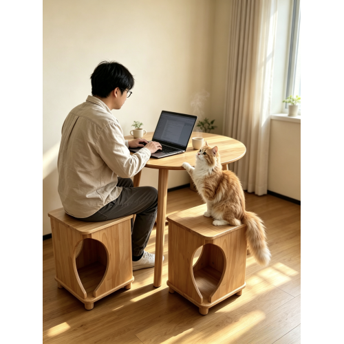 Wooden Stool (CZ-001 Set)