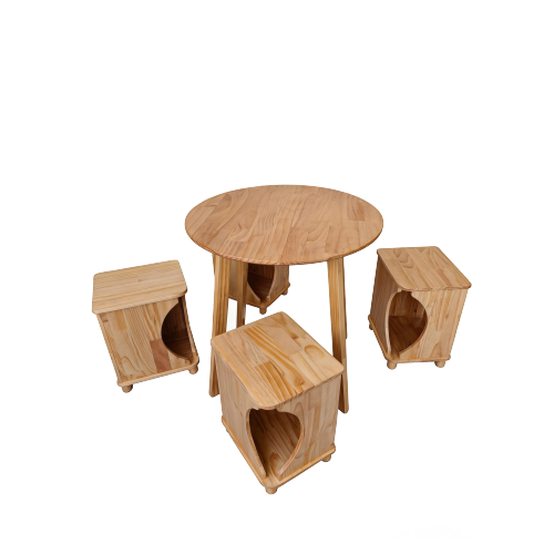 Wooden Stool (CZ-001 Set)