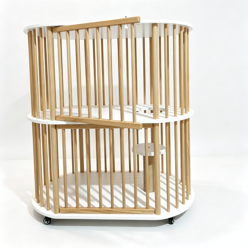 Oval Cat Villa (Two-Story)