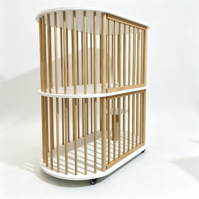 Oval Cat Villa (Two-Story)