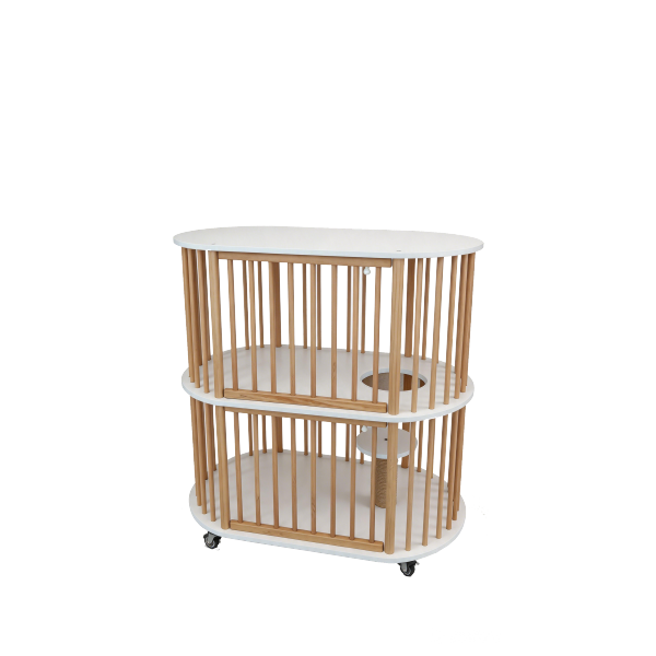 Oval Cat Villa (Two-Story)