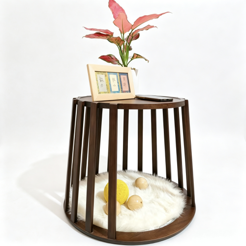 Multifunctional Coffee Table with Pet Bed