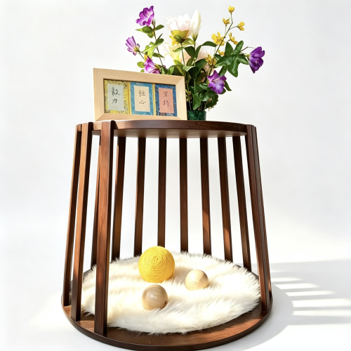 Multifunctional Coffee Table with Pet Bed