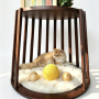 Multifunctional Coffee Table with Pet Bed
