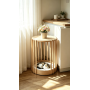 Side Table with Cat House