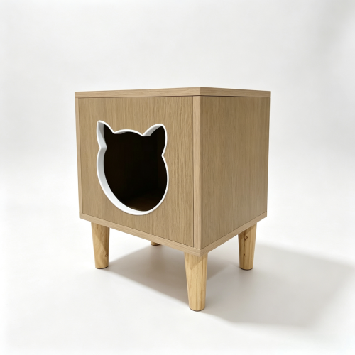 Multifunctional Cabinet with Cat House
