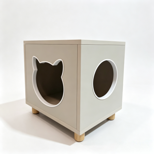 Multifunctional Cabinet with Cat House