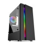 Streamer Rainbow Design Desktop Chassis USB3.0 white color Computer Case