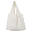 Chuanghua, bolsa de lona blanca, bolsa de algodón orgánico para envío, bolsas de mano certificadas Gots, letras de cuerda de algodón personalizadas, 1 pieza CTB
