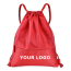 Оптовый рекламный красочный водонепроницаемый полиэстер Drawstring Backpack Zipper Bag